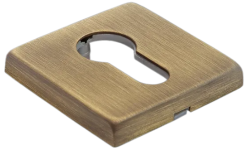 Накладки на ключевой цилиндр Morelli Luxury LUX-KH-SQ CAFFE Цвет - Кофе