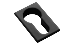 Накладки на ключевой цилиндр Morelli Luxury LUX-KH-SM NERO Цвет - черный