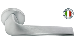 Дверная ручка Morelli Luxury COMETA CSA Цвет - Матовый хром