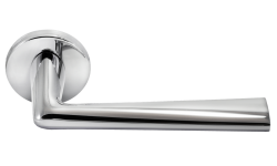 Дверная ручка Morelli Luxury THE FORCE CRO Цвет - Хром
