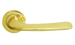 Дверная ручка Morelli Luxury NC-7 OTL (SAND/ПЕСОК) Цвет - Золото