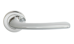 Дверная ручка Morelli Luxury NC-7 CRO (SAND/ПЕСОК) Цвет - Хром