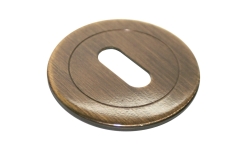 Накладки на ключевой цилиндр Morelli Luxury LUX-FK CAFFE Цвет - Кофе