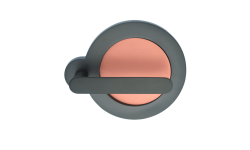 Дверная ручка Morelli Luxury PLANET ANT/RAS Цвет - Черный антрацит/матовая медь