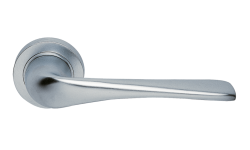 Дверная ручка Morelli Luxury LEMANS CSA Цвет - Матовый хром