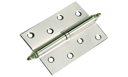 Петля MORELLI стальная разъемная с короной MS 100X70X2.5 L PC Цвет - Хром