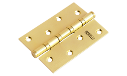Петля MORELLI стальная универсальная MS 100X70X2.5-4BB SG Цвет - Матовое золото