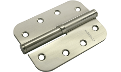 Петля MORELLI стальная разъёмная скругленная MSD-C 100X70X2.5 SN R Цвет - Белый никель