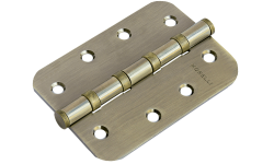 Петля MORELLI стальная универсальная скругленная MS-C 100X70X2.5-4BB AB Цвет - Античная бронза