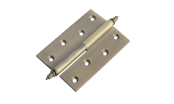 Петля MORELLI латунная разъёмная  с короной MB 100X70X3 AB R C Цвет - Античная бронза