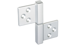 Петля карточная Morelli CH-S 85X82 SC с квадратной осью разобранная, Цвет - матовый хром