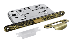 Защелка бесшумная многофункциональная MORELLI 1895P-U IB Цвет - Итальянская бронза