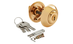 Завертка сантехническая MORELLI с ключом MH-CYL GP Цвет - Золото