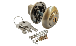 Завертка сантехническая MORELLI с ключом MH-CYL AB Цвет - Античная бронза