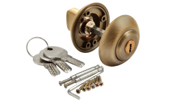 Завертка сантехническая MORELLI с ключом MH-CYL MAB Цвет - Матовая античная бронза