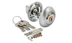 Завертка сантехническая MORELLI с ключом MH-CYL SC/CP Цвет - Матовый хром/полированный хром