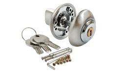 Завертка сантехническая MORELLI с ключом MH-CYL SN/CP Цвет - Белый никель/полированный хром