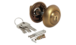 Завертка сантехническая MORELLI с ключом MH-CYL COF Цвет - Кофе