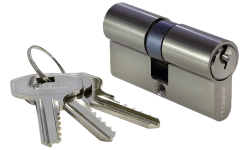 Ключевой цилиндр MORELLI ключ/ключ (60 мм) 60C BN Цвет - Черный никель