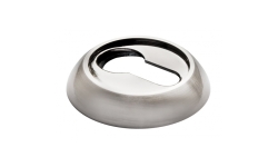 Накладка на ключевой цилиндр MORELLI MH-KH SN/BN Цвет - Белый никель/черный никель