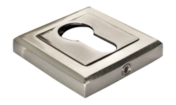 Накладка на ключевой цилиндр MORELLI MH-KH-S SN/BN Цвет - Белый никель/черный никель