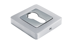 Накладки на ключевой цилиндр MORELLI MH-KH-S55 SC/CP Цвет - матовый хром/полированный хром