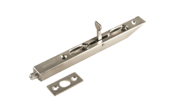 Торцевой шпингалет MORELLI L160 SN Цвет - Белый никель