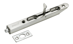 Торцевой шпингалет MORELLI OL160 SN Цвет - Белый никель