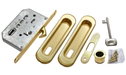 Комплект для раздвижных дверей MORELLI MHS150 L SG Цвет - Матовое золото