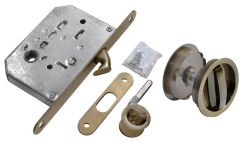 Комплект для раздвижных дверей MORELLI MHS-1 WC AB Цвет - Античная бронза