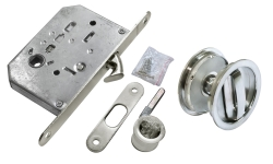 Комплект для раздвижных дверей MORELLI MHS-1 WC SC Цвет - Матовый хром