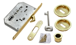 Комплект для раздвижных дверей MORELLI MHS-1 L SG Цвет - Матовое золото