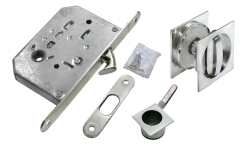 Комплект для раздвижных дверей MORELLI MHS-2 WC SC Цвет - Матовый хром