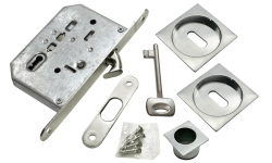 Комплект для раздвижных дверей MORELLI MHS-2 L SC Цвет - Матовый хром