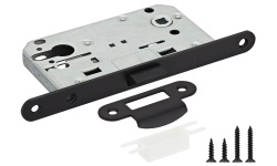 Защелка под цилиндр бесшумная Rucetti RP1885 BL Цвет - черный