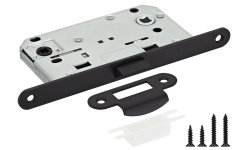 Защелка сантехническая бесшумная Rucetti RP1895 BL Цвет - черный